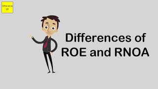 Differences of ROE and RNOA