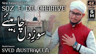 SOZ E DIL CHAHIYE | NEW KALAAM 2022 | SYED MUSTHAQEEM OFFICIAL VIDEO