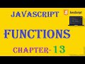 Functions - JavaScript Tutorial - w3Schools - Chapter-13 English