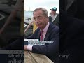 Nigel Farage reacts to ‘scary’ milkshake incident #itvnews