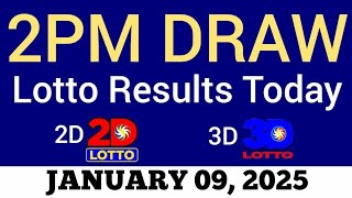 Lotto Result Today 2pm January 9 2025 Swertres Ez2 PCSO Live Result