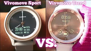 Garmin Vivomove Trend vs Vivomove Sport