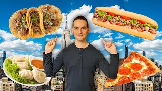 100 Hours of NYC Street Food! (Full Documentary) Queens Cheap Eats Tour!
