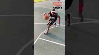 The time traveler shows off his And-1 streetball tricks.