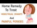 MENSTRUAL CRAMP AND PAINFUL PERIODS HOME REMEDY | Dr VIVEK JOSHI