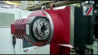 FERMAT Horizontal Boring Machine -Working of  Right Angle Automatic Head PHA 37