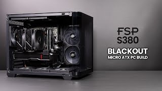 All Black No RGB Gaming PC Build | FSP S380 | Ryzen 9600X | Radeon 7800 XT | B850M | Klevv Bolt V