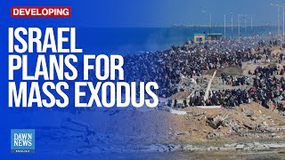 Israeli Defence Minister Orders Army To Prepare For Mass Exodus From Gaza | Dawn News English