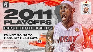 LeBron James BEST Highlights & Plays from 2011 NBA Playoffs + The Finals!