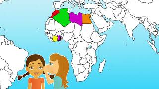 Africa Geography memorization song