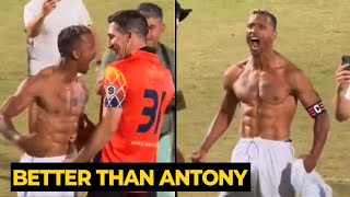 37-year-old Luis Nani screaming after leading NANI FC to final of 7v7 mini tournament | Man Utd News