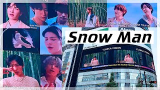 【Snow Man / RAYS】10月31日まで！スノーマンのMVが西武新宿駅前のユニカビジョンにて放映中！4K