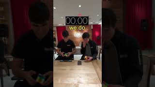 I raced the FASTEST one handed Rubik’s cube solver!