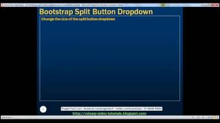 Bootstrap split button dropdown Part 19