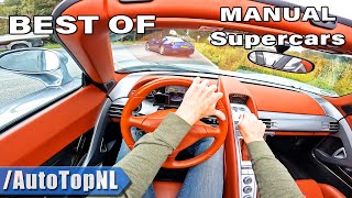 BEST of MANUAL PERFORMANCE \u0026 SUPERCARS POV #1