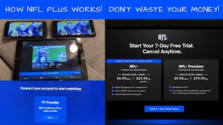 How NFL Plus Works! Don't Waste Your Money!