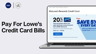 How To Pay For Lowe's Credit Card Bills 2024 | Make a Lowe's Credit Card Payment