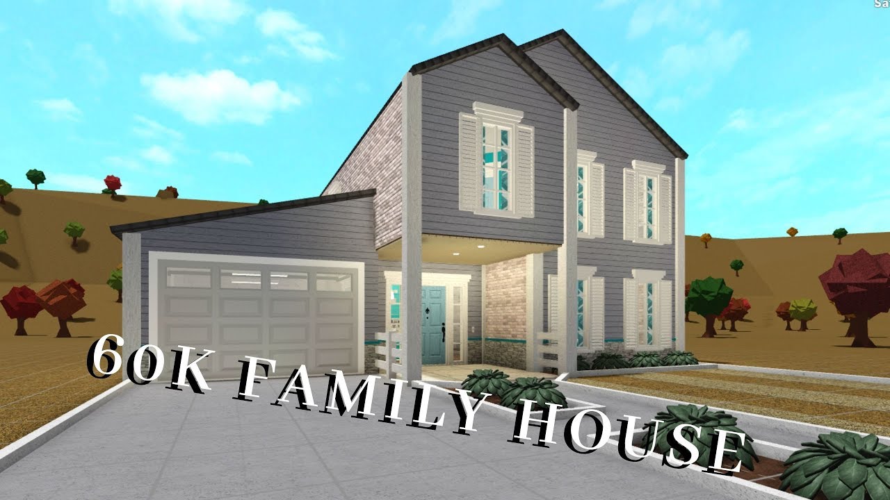 Welcome To Bloxburg_ 60K Family House SPEEDBUILD - YouTube