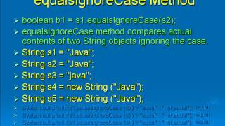 Java Level 1 Using Dr Java Lesson 21 String Class 02 Declaring, Initializing, Assigning, and Eq