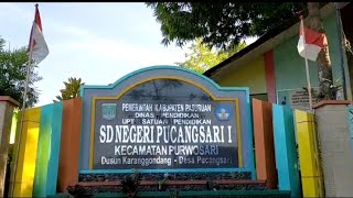 UPACARA HUT RI Ke-77 TAHUN SDN PUCANGSARI 1 PURWOSARI- Bagian 1