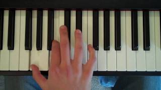 How To Play a G Augmented 7th Chord on Piano