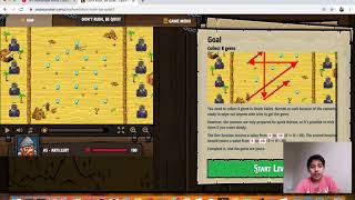 Don't Rush Be Quiet in code combat with goutham
