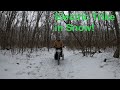 Electric Trike Snow Anywhere Trike Riding In Snow Fat Tire