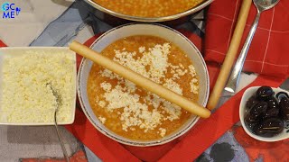 Trahanas Soup with Tomato Sauce - Τραχανάς Σούπα με σάλτσα Ντομάτα