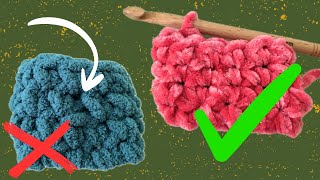 Invisible Decrease Crochet Stitch for Beginners [CHUNKY YARN TUTORIAL]