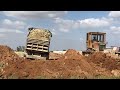 EP5 Amazing_Loading_bulldozer_working_Kumat’su_in_Sand_onstruction_Dump