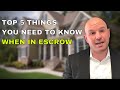 San Francisco Bay Area Home Buying: Top 5 Tips for a Smooth Escrow Process