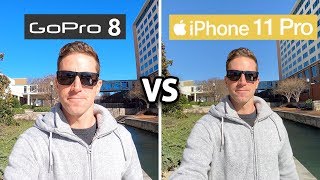 GoPro HERO 8 vs iPhone 11 Pro! (4K)