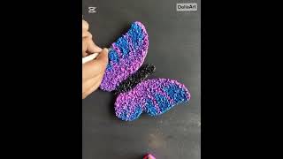 How to make Origami paper butterflies | সহজ কারুকাজ | DIY কারুশিল্প । কাগজের কাটুনের প্রজাপতি।