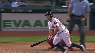 LAA@HOU: Altuve hits a line-drive triple into center