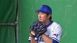 2018年2月25日 横浜DeNAベイスターズ春季キャンプ ファーム 嘉手納 野川投手のブルペン投球練習【Yokohama db専用動画 無断複製・転用禁止】