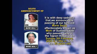 Marie Sealy short