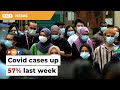 New Covid-19 cases up 57% to 3,600 last week