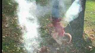 A Guy Gets Shot At With Sparklers, UPSIDE DOWN!