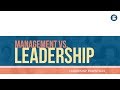 Management vs. Leadership