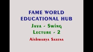 2 - JFrames In Java - Swing Tutorial Series