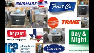 1246 NEW Carrier \u0026 Used Trane HVAC Equipment Online Auction