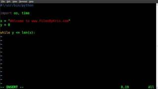 Python Basics - Make letters type on the screen