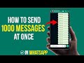 How to Send 1000 Messages at Once in Whatsapp - [Updated] 2024