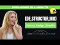 Javascript Destructuring in 1 Minute