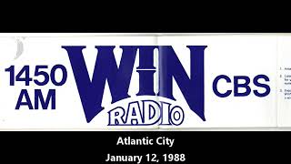 WIIN 1450 Atlantic City January 1988. Returning to WFPG calls.