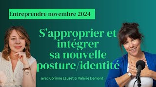 [Entreprendre en novembre] Energies et actions : S'approprier et intégrer sa nouvelle posture