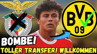 BvB: Toller Transfer! Es ist bestätigt! Der große Star kommt bei Borussia Dortmund an!