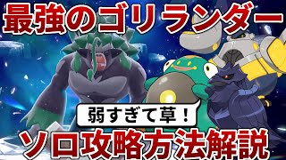 【ポケモンSV】最強のゴリランダーをソロで簡単に攻略する方法を解説！！【ゆっくり】