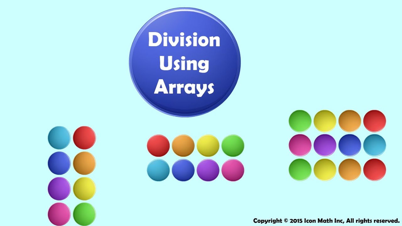 Division Using Arrays Youtube