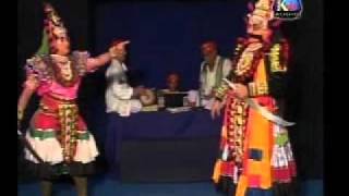 Yakshagana tenkutittu Shidara Bhandari and Govinda Bhat